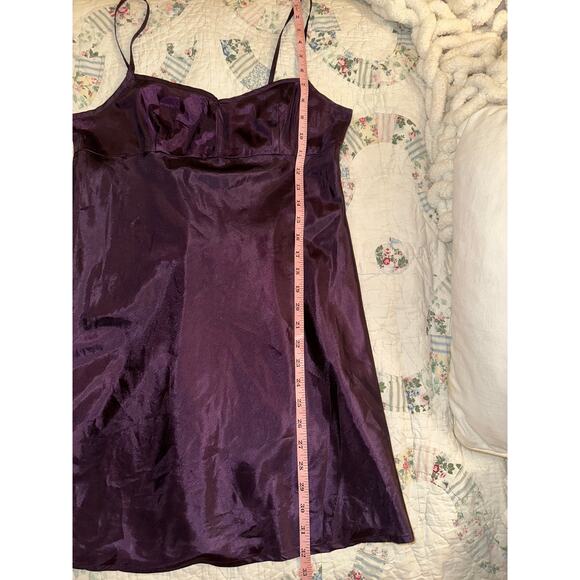 NANETTE LEPORE PURPLE SILK SLIPDRESS 4 - Picture 7 of 7